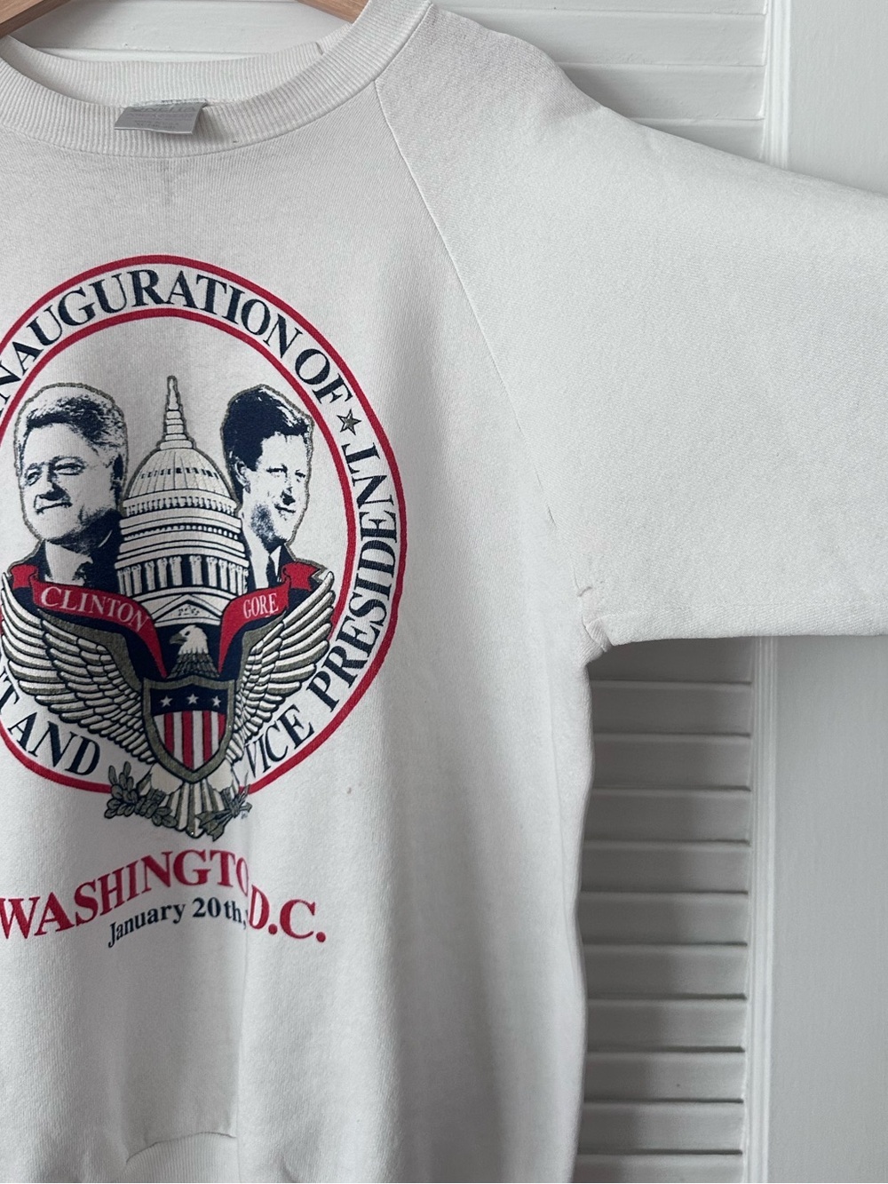 Vintage 1993 Clinton/Gore Presidential Inauguration Crewneck | XL - Picture 2 of 7
